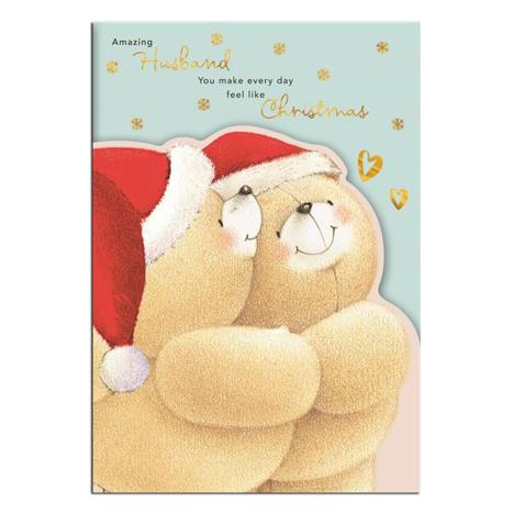 Amazing Husband Forever Friends Christmas Card